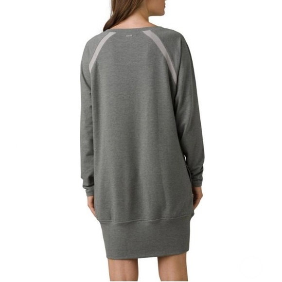 NWT Prana Grey Rosie Sweatshirt Dress - Picture 2 of 4